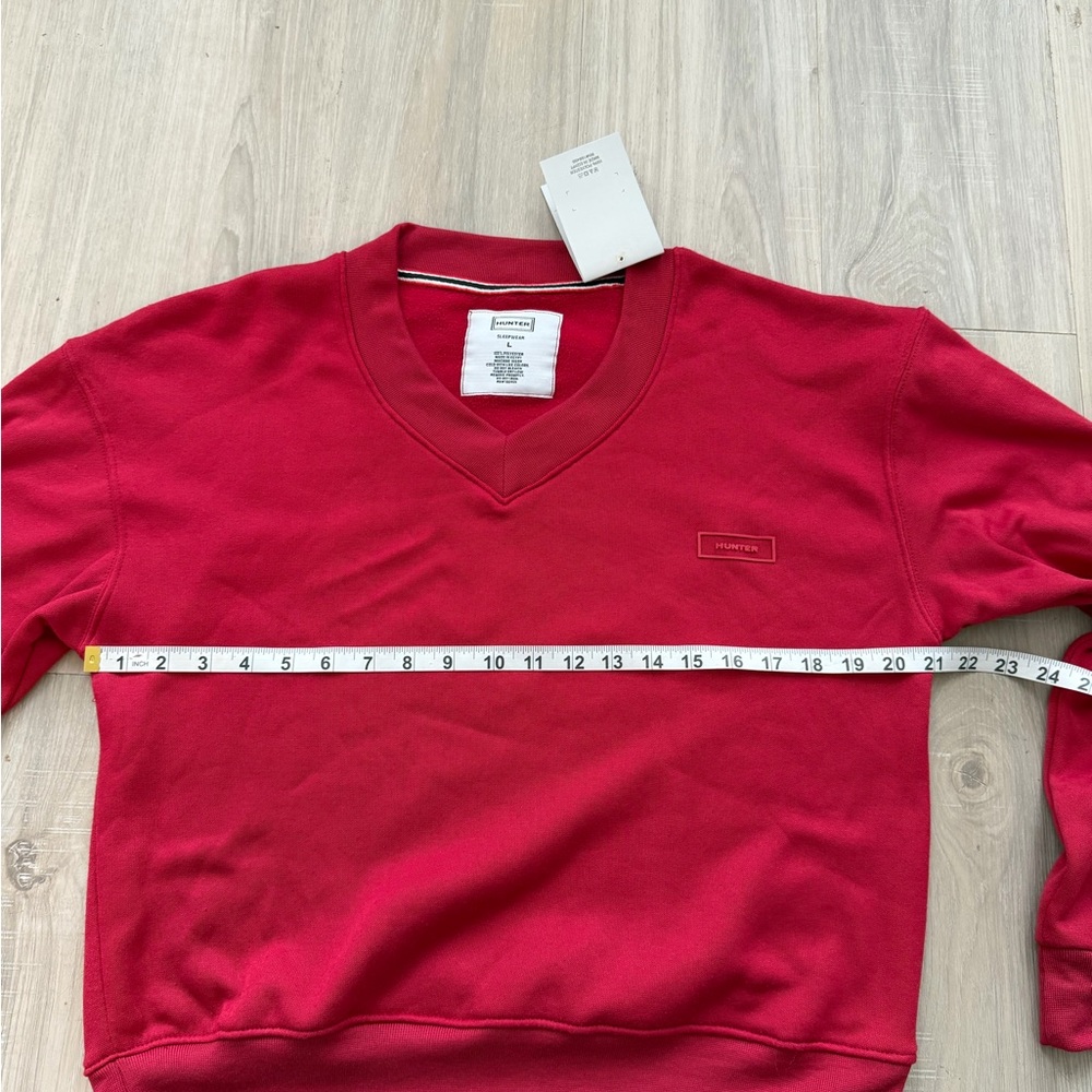 Hunter Red V-Neck Sweater - Picture 5 of 6